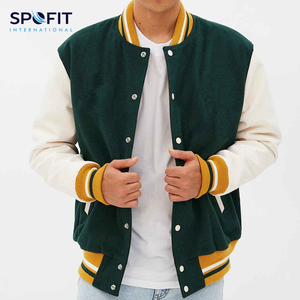 Custom Varsity Jacket Wholesale Men Letterman Jackets Custom Baseball Embroidery Patches Bomber Jacket for Men - Product Image 6