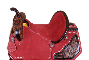 ชุดอานม้าหนังแท้คุณภาพระดับพรีเมี่ยมสำหรับความอดทนแบบตะวันตกและของจำเป็นสำหรับการขี่ม้าแข่งรถภาษาอังกฤษ - Product Image 5