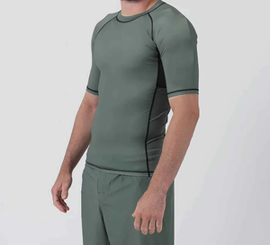 Custom Your Own Sublimated Printed Rashguard High Quality BJJ Rashguard Light <b>Weight</b> Fabric - Product Image 3