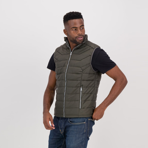 Classic <b>Mens</b> Hooded Bubble Puffer <b>Vest</b> Quilted Sleeveless Warm Winter Jacket Casual Streetwear Outdoor Fashion Apparel - Product Image 2