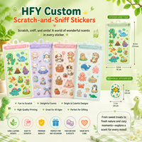 Autocollants personnalisés coréens scintillants Kawaii mignons en vinyle avec effet film arc-en-ciel, feuille d'autocollants à paillettes découpés à la forme pour enfants