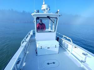 Bateau d'atterrissage <span class=keywords><strong>Commercial</strong></span> en aluminium de 24 pieds/bateau de travail utilitaire/bateau de pêche à Barge avec Console centrale - Product Image 6