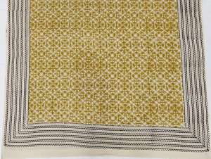 100% coton main bloc imprimé écharpe Jaipur traditionnel fabriqué à la main respirant écharpe Boho Chic à la main doux coton écharpe - Product Image 3