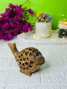 Sculpture de poisson en marbre Unique fait à la main décor de Table de bureau à domicile meilleur prix en gros disponible ici avec une bonne qualité - Product Image 6