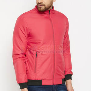 แจ็กเก็ตบอมเบอร์สำหรับผู้ชายเสื้อแจ็คเก็ตฤดูหนาวแบบมีซิปแขนยาว - Product Image 2