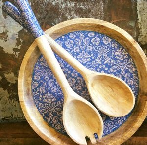 Mango Wood Serving Spoons Set for Kitchen Cooking Utensil Cutlery Set - Product Image 6
