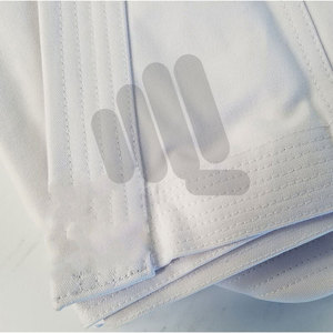 Uniforme de karaté blanc avec ceinture respirant léger élastique costume d'entraînement uniforme de karaté uniforme de karaté sur mesure - Product Image 3