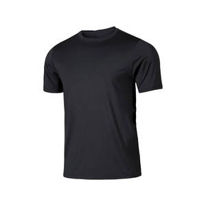 T-shirt vierge uni avec logo OEM 100% coton de haute qualité pour hommes - Product Image 5