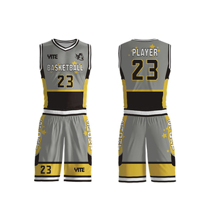 Maillot de basket-ball personnalisé de haute qualité, vêtements de sport d'équipe, maillots de basket-ball réversibles sublimés unisexes pour hommes - Product Image 1