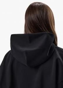 Sudadera con Capucha Negra de Moda para Mujer, Estilo Holgado, Impresión 3D Personalizada, Ropa Deportiva para Viajes al Aire Libre, Gruesa para Primavera - Product Image 3