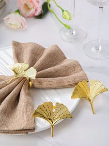 ห่วงรัดผ้าเช็ดปากโลหะทรงกลมที่ทันสมัยสำหรับการตกแต่งโต๊ะรับประทานอาหารที่หรูหราด้วยการออกแบบที่ทนทานเพื่อการใช้งานที่ยาวนาน - Product Image 2