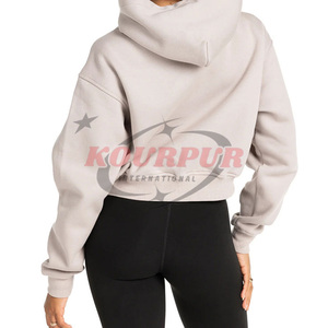 เสื้อฮู้ดดี้ผู้หญิงคุณภาพสูงสำหรับฤดูหนาว ผ้าฝ้าย 100% ดีไซน์ซิป ระบายอากาศได้ดี สวมใส่สบาย โลโก้ด้านหน้า อุ่นสบาย ราคาคุ้มค่า - Product Image 4