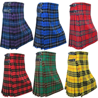 Kilt traditionnel écossais pour homme, 8 yards, grande taille, décontracté, respirant, coupe-vent, écologique, 100% coton, coupe régulière, 300g