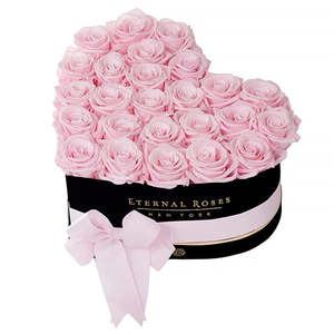 Grand Chelsea Romantic Gift Box Eternal Rose in Black & Pink Martini Square Shape for Valentine's Day & Mother's Day Gifts - Product Image 1