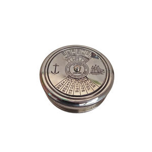 Brújula Náutica Antigua de Latón Personalizada con Grabado de Logotipo, Regalo para Entusiastas de la Navegación, Suministro al por Mayor - Product Image 1