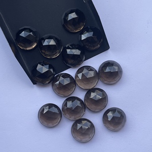 หินควอตซ์ทรงมนสีน้ำตาลควัน10มม. 20มม. พลอยเจียระไนแบบหลังแบนทรงหลังเรียบอัญมณีอัญมณีอัญมณีอัญมณีอัญมณีอัญมณีทรงหลวมขายจำนวนมาก - Product Image 2