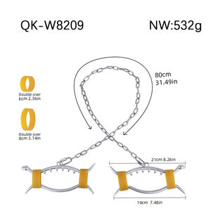 QK-W8209 Pince à tétons pour femmes en métal lourd, motif Psyche Goddess Sexual Breast Snake-Snap, avec sensation de picotement - Product Image 6