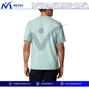 เสื้อยืดแขนสั้นสำหรับผู้ชายทรงโอเวอร์ไซส์ผ้าถักผ้าไหมพิมพ์สกรีนเสื้อเชิ๊ตผ้าฝ้าย100% ลำลองขนาด200กรัม - Product Image 4