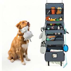 Organizador Multifuncional para Accesorios de Mascotas, Dispensador de Bolsas para Excrementos, Almacenamiento en la Puerta - Product Image 1