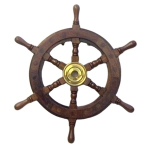 Nautical ship wooden wheel crafts wall art <b>Wood</b> Crafts - Product Image 1