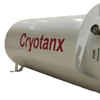 Nouveaux réservoirs de stockage horizontaux cryogéniques en acier inoxydable et acier au carbone pour azote liquide avec pompe et moteur (LOX, CO2, azote, GPL)