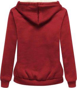 Sudadera con capucha de moda para hombre con cremallera de algodón Fleece Zip Up Hoodie Streetwear Style Jogger Set Sudadera con capucha Sudadera de invierno - Product Image 2