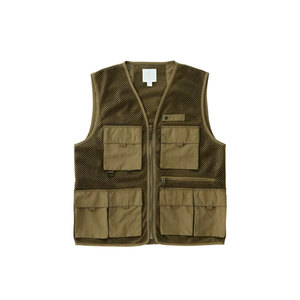 Breathable Custom Print Logo Men's <b>Utility</b> Waistcoat <b>Vest</b> Outdoor Wholesale Unisex Functional Climbing Shooting Multi Pockets - Product Image 1
