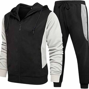 Ensemble de survêtement personnalisé OEM, coupe-vent, combinaison, costume, veste de survêtement décontractée, survêtement zippé pour hommes, téléchargé par Dress Sports - Product Image 1
