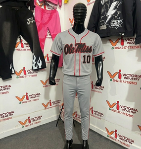 Design Your Own Full Button Baseball Uniform Custom Team Name Sports Uniforms - Product Image 2