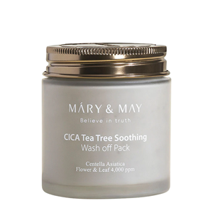 Mascarilla Facial Calmante de Árbol de Té y Cica Mary&May 125g – Cuidado de la Piel Coreano Australia - Product Image 1