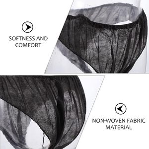 กางเกงในแบบใช้แล้วทิ้งสำหรับผู้หญิงกางเกงในผ้าฝ้ายแบบไม่ทอกางเกงในแบบพกพาสำหรับการเดินทางฟิตเนส - Product Image 3