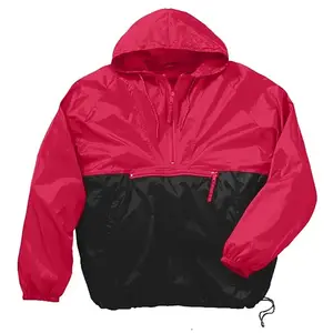 OEM fornitore giacche a vento leggere impermeabili per allenatori giacche da pioggia in Nylon personalizzate