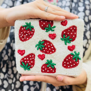 Bolsos de Noche Boho Banjara Hechos a Mano, Exclusivos Bolsos de Monedas con Cuentas Vintage - Product Image 1