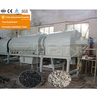 Horno de Carbonización de Carbón Vegetal Activado, Línea de Producción Continua de Carbón, Nuevo Motor, 300-1200KG/H, Precio de Fábrica