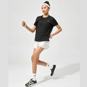 Camiseta OEM para correr cómoda para mujer con estampado de logotipo personalizado para el verano - Product Image 4
