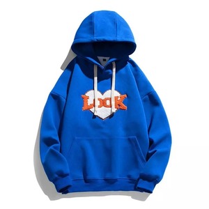 Sweat à capuche de gymnastique respirant brodé personnalisé en usine 100% coton pour la saison d'hiver Sweat à capuche imprimé - Product Image 3