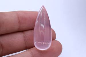 Cabujón de cuarzo rosa natural, piedras preciosas de cuarzo de 56,4 quilates, impresionantes precios al por mayor, directo del fabricante indio - Product Image 4