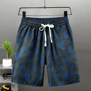 2025 ample été nouveaux hommes shorts mode décontracté droit cinq points pantalon plage pantalon imprimer - Product Image 2