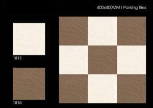 High Durability Matt Finish Ceramic Outdoor Parking Tiles 40x40cm 400x400mm <b>Flooring</b> for Driveway and Exterior Areas - Product Image 5