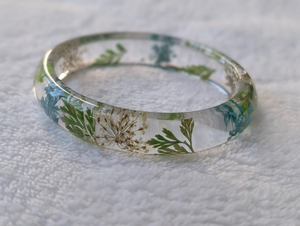 Brazaletes de Resina Pulida Hechos a Mano Tradicionales y Ecológicos, Joyería de Moda Elegante para Mujer, Forma Personalizada, Colores a Medida - Product Image 3