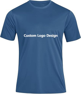 T-shirts Homme 100% Polyester Coupe Slim Manches Courtes Anti-Boulochage Personnalisables OEM Haute Qualité pour Vente en Gros Promotionnelle - Product Image 4