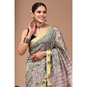 Premium hand gewebte traditionelle Seiden sarees für Party-und Sommer gelegenheiten Recycelte Materialien - Product Image 3