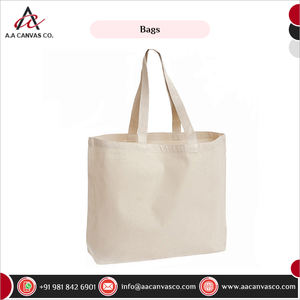 Sac fourre-tout de plage en coton couleur crème de qualité supérieure, fourni directement par l'usine, avec option de logo personnalisé en gros - Product Image 6