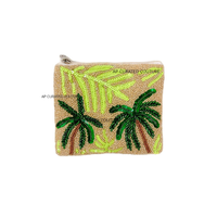 Vente en gros de nouvelles pochettes à monnaie en perles faites à la main, colorées, personnalisées, durables, multi-usages, mode, exportateur indien