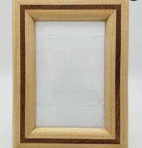 Cadre photo en bois créatif de style européen moderne 4*6, sculpté à la main, remplissage en résine blanc cassé, écologique, montage mural vertical - Product Image 4