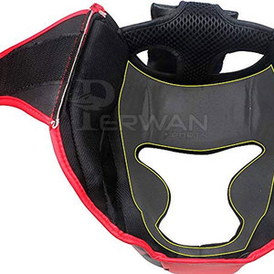 Protège-tête de boxe en cuir respirant à prix de gros pour adultes (hommes et femmes) avec protection intégrale du visage et options personnalisables - Product Image 2