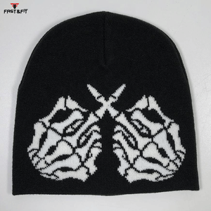 New Design Autumn Winter High Quality Cotton <b>Beanie</b> Cap Breathable Waterproof Lightweight Unisex Custom Logo Ski Outdoor - Product Image 2
