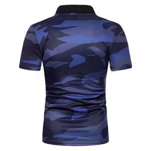 Polo de golf para hombre, Polo personalizado de material puro antiarrugas POLO camisetas de manga corta, camiseta polo - Product Image 4