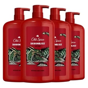 Gel douche pour homme Old Spice hydratant au beurre de karité 30 oz (lot de 4) Gel douche au beurre de karité 30 fl oz (lot de 4) - Product Image 3