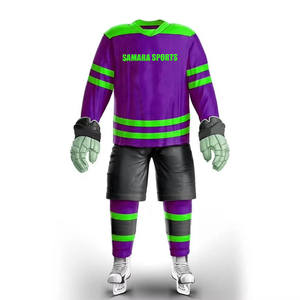 Por encargo de alta calidad precio razonable uniforme de hockey sobre hielo 100% tela de poliéster secado rápido transpirable uniforme de hockey sobre hielo - Product Image 1